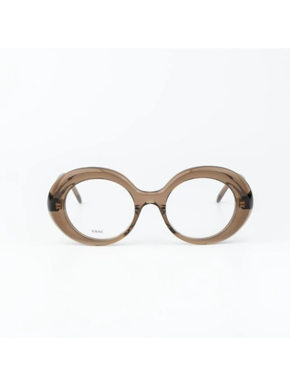 Loewe CURVY Women Sunglasses Brown Round LW50046I 045 NEW AUTHENTIC